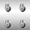 Service Caster 4 Inch 316SS Thermoplastic Rubber Wheel Swivel Bolt Hole Caster Set SCC SCC-SS316BH20S414-TPRB-4 - alternate 1